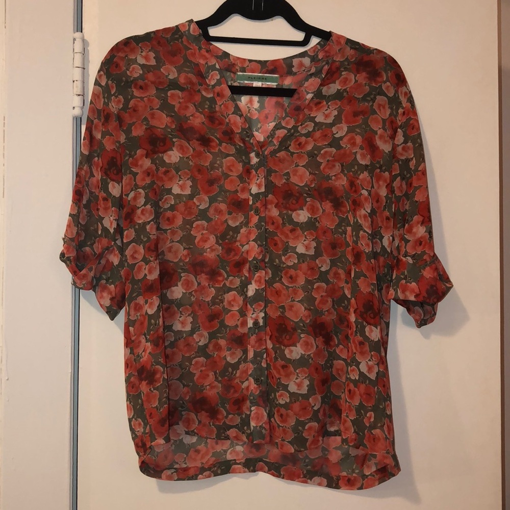 Pleione Floral Print Blouse